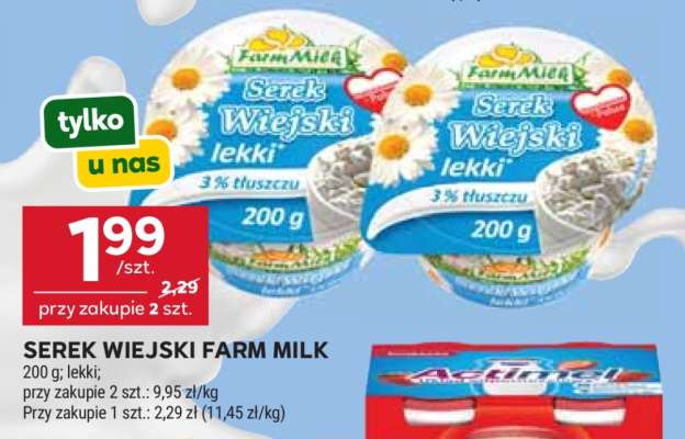Serek wiejski Farm Milk*