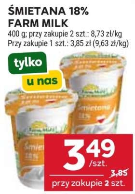ŚMIETANA 18% FARM MILK
