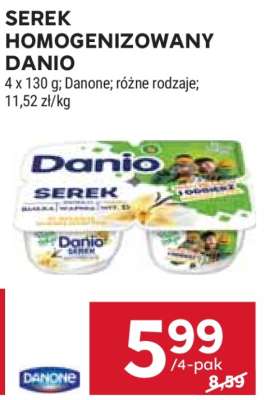 Serek homogenizowany DANIO
