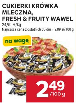 Cukierki Krówka Mleczna, Fresh & Fruity Wawel