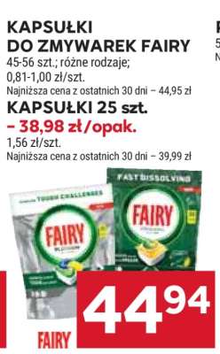 Kapsułki do zmywarek Fairy**