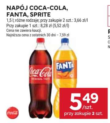 Napój Coca-Cola, Fanta, Sprite