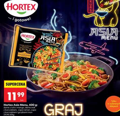 Hortex Asia Menu