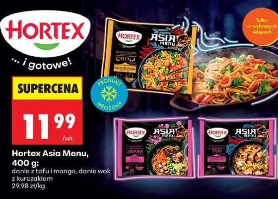 Hortex Asia Menu