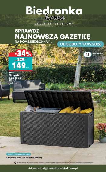 Gazetka Biedronka - 19.09.2026 - 31.10.2026.