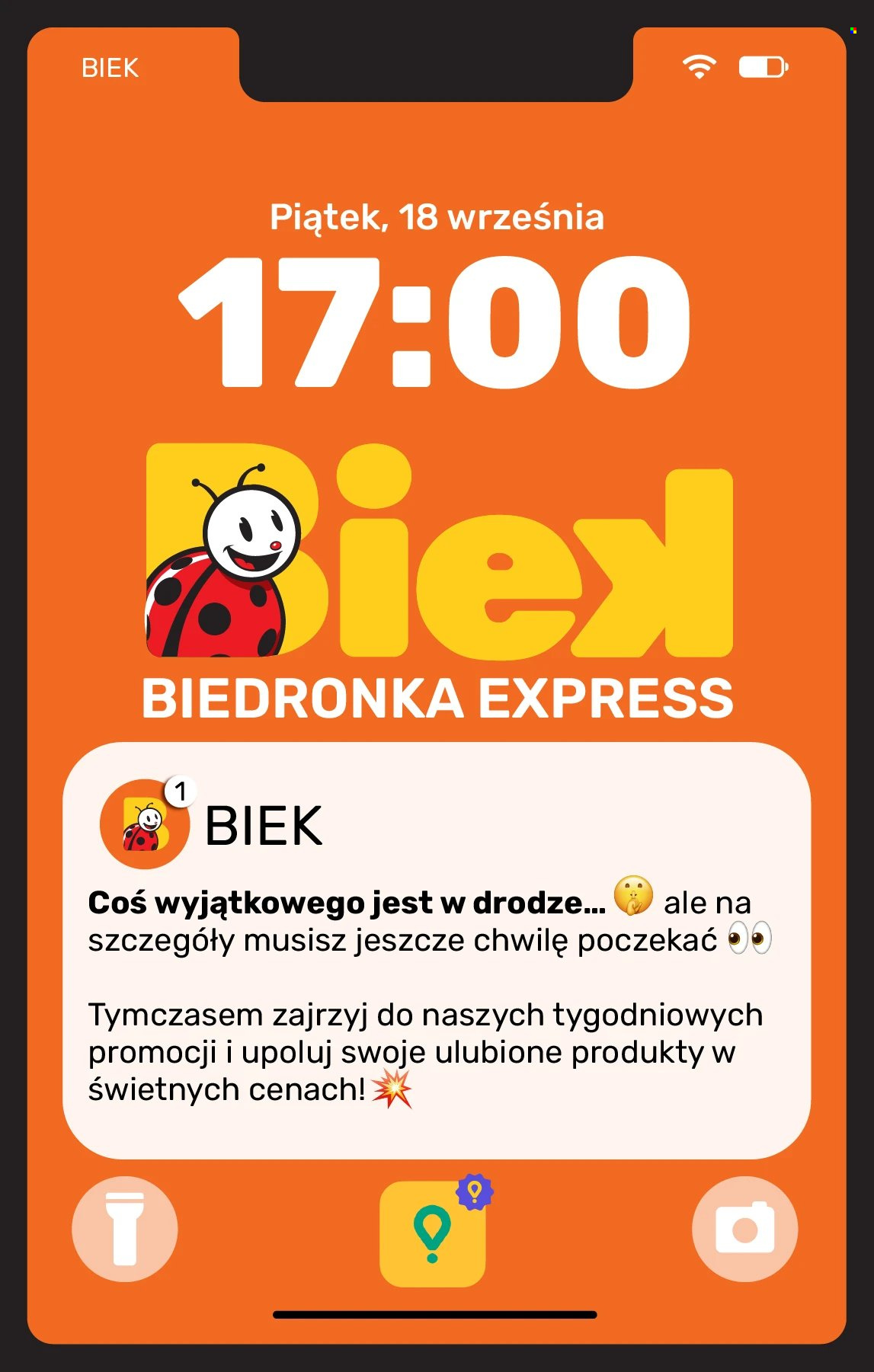 Gazetka Biedronka - 18.09.2026 - 20.09.2026. Strona 1