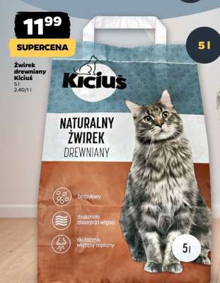 Żwirek drewniany Kiciuś