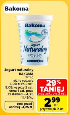 Jogurt naturalny BAKOMA