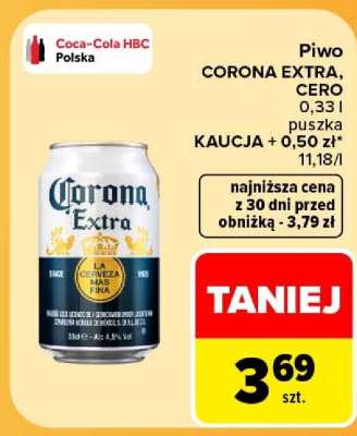 Piwo CORONA EXTRA, CERO