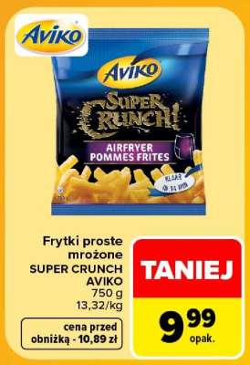 Frytki proste mrożone SUPER CRUNCH AVIKO