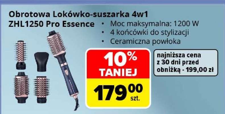 Obrotowa Lokówko-suszarka 4w1