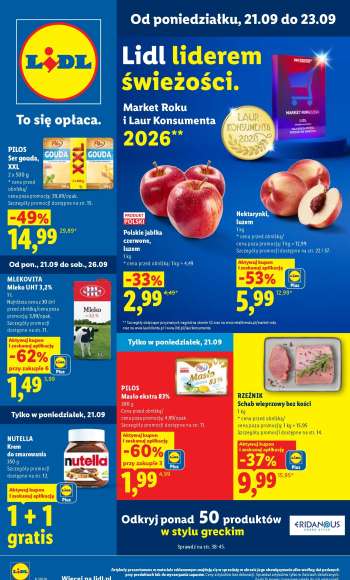 Gazetka Lidl - 21.09.2026 - 23.09.2026.
