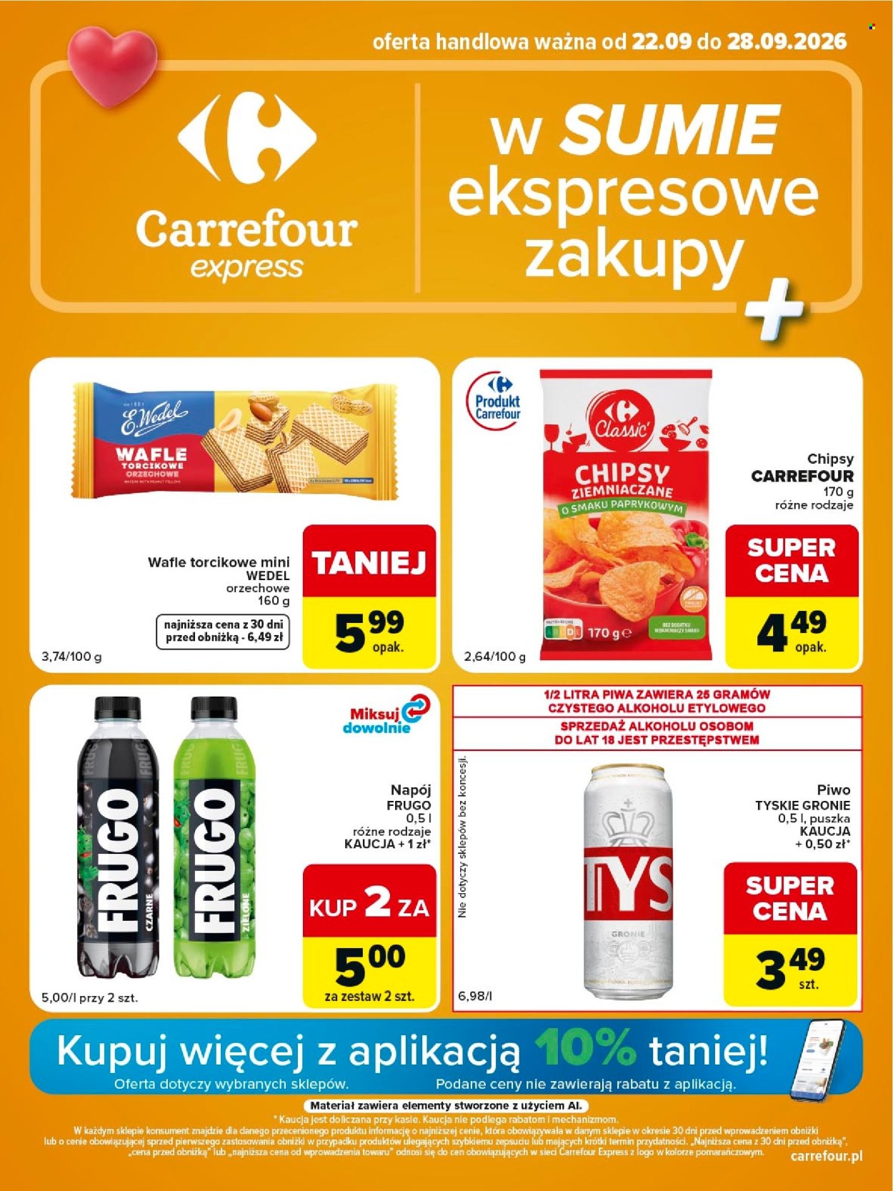 Gazetka Carrefour Express - 22.09.2026 - 28.09.2026. Strona 1