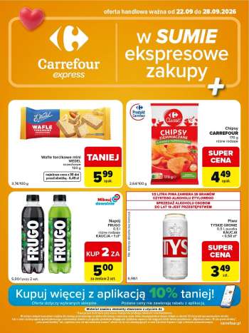 Gazetka Carrefour Express - 22.09.2026 - 28.09.2026.