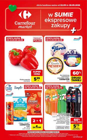 Gazetka Carrefour Market - 22.09.2026 - 28.09.2026.