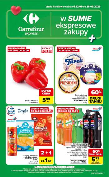 Gazetka Carrefour Express - 22.09.2026 - 28.09.2026.