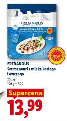ERIDANOUS Ser Manouri z mleka koziego i owczego*