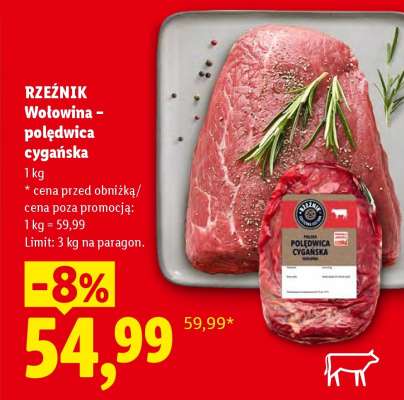 RZEŹNIK Wołowina – polędwica cygańska