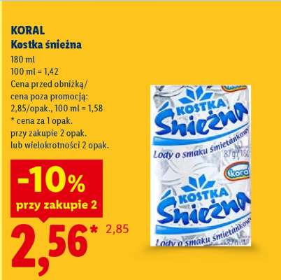 KORAL Kostka śnieżna