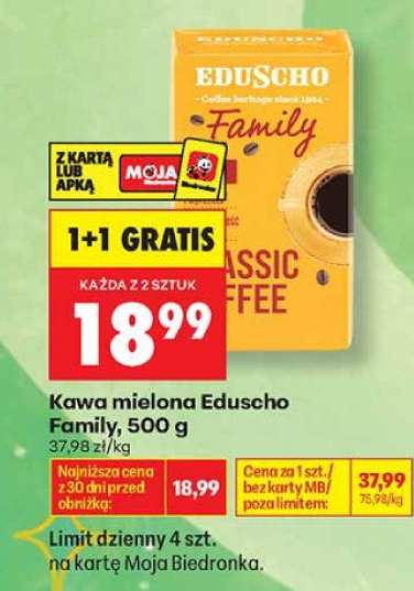 Kawa mielona Eduscho Family, 500 g