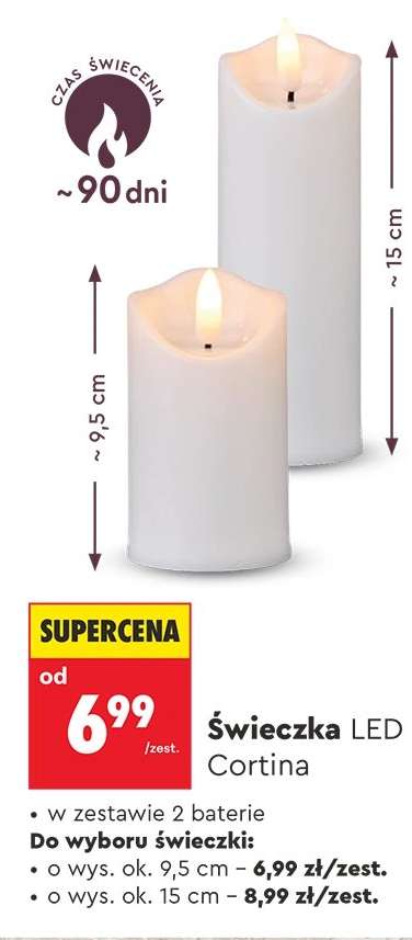 Świeczka LED Cortina