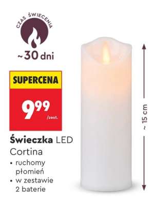 Świeczka LED Cortina