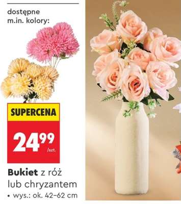 Bukiet z róż lub chryzantem