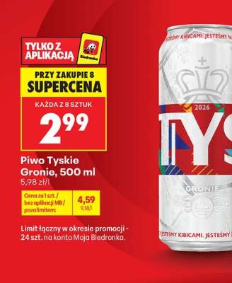 Piwo Tyskie Gronie, 500 ml