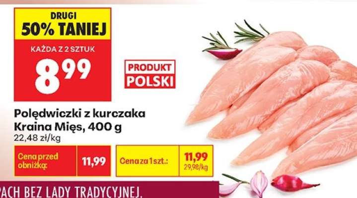 Polędwiczki z kurczaka Kraina Mies 400 g