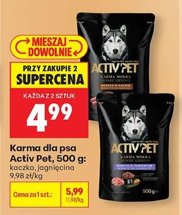 Karma dla psa Activ Pet, 500 g