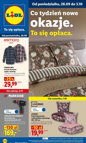 Gazetka Lidl - 28.09.2026 - 3.10.2026.