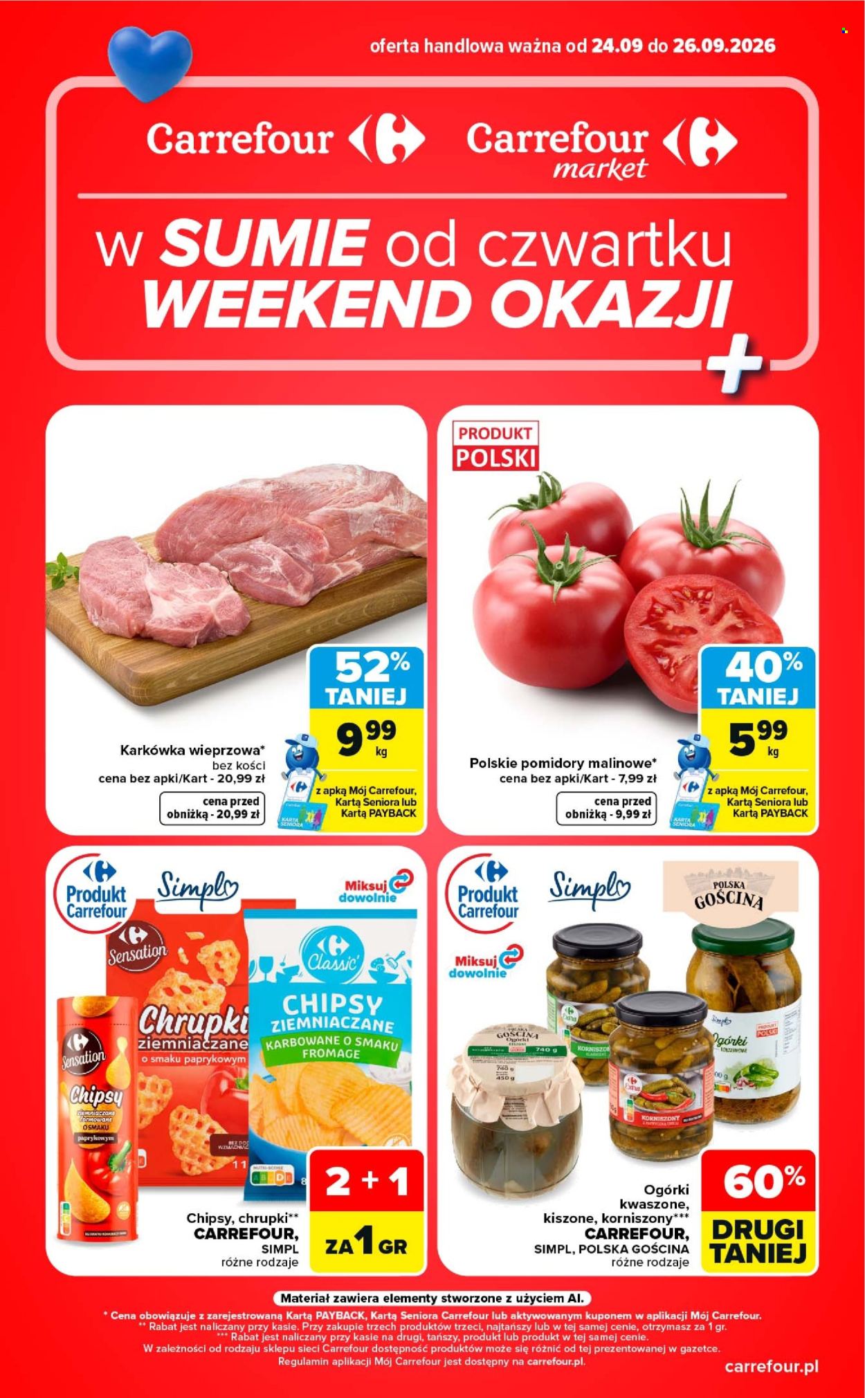 Gazetka Carrefour - 24.09.2026 - 26.09.2026. Strona 1