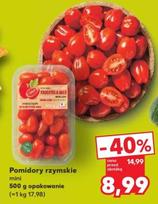 Pomidory rzymskie mini