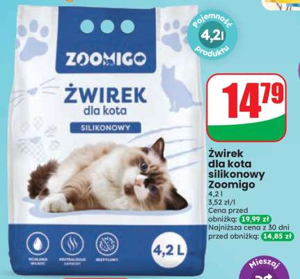 Żwirek dla kota silikonowy Zoomigo