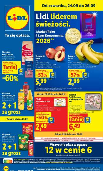 Gazetka Lidl - 24.09.2026 - 26.09.2026.