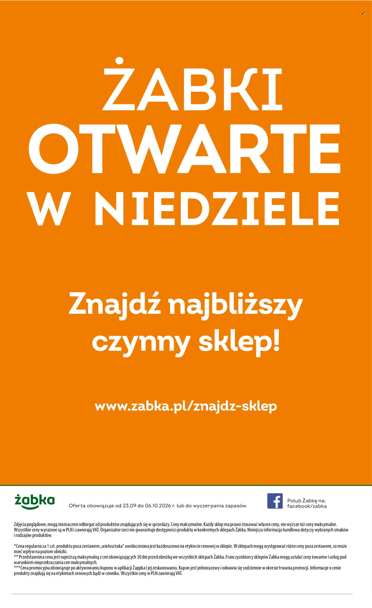 Gazetka Żabka - 23.09.2026 - 6.10.2026. Strona 20