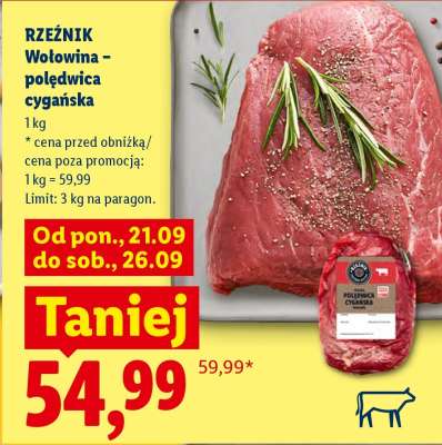 RZEŹNIK Wołowina – polędwica cygańska