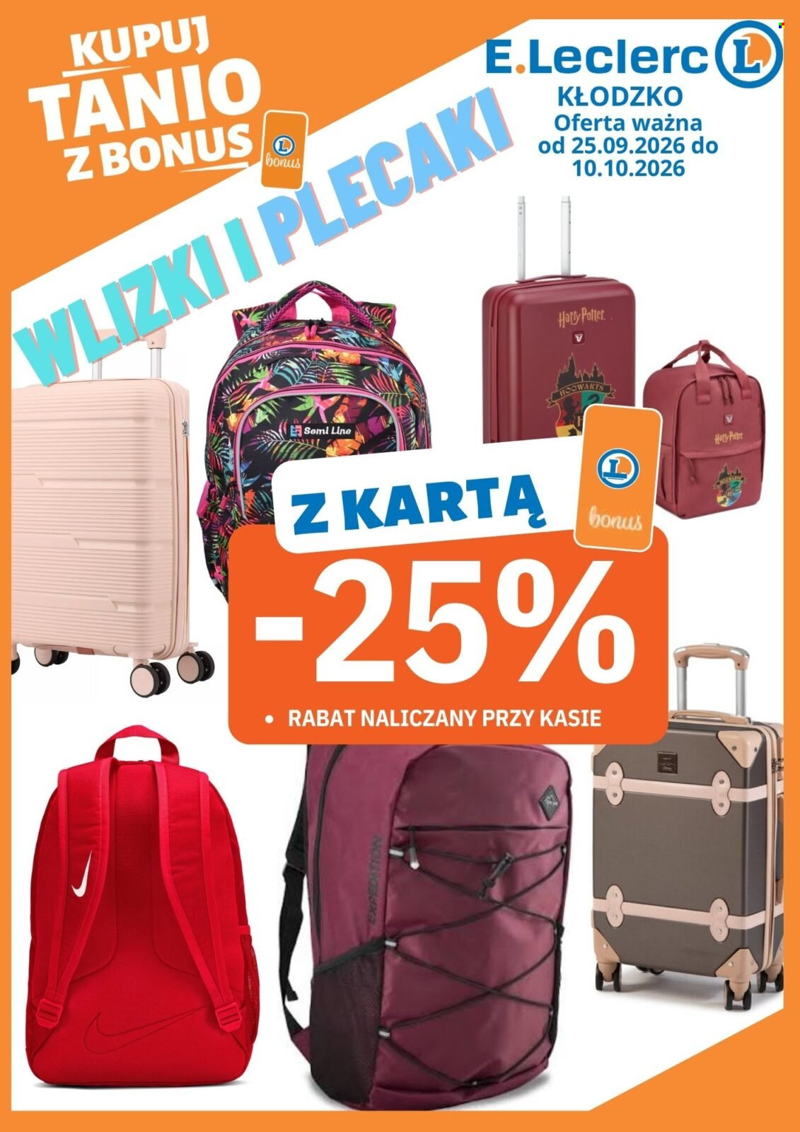 Leták E.Leclerc - 25.9.2026 - 10.10.2026. Strana 1
