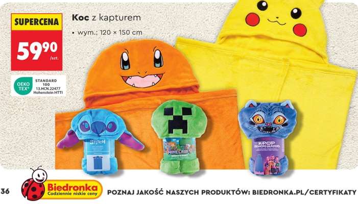Koc z kapturem