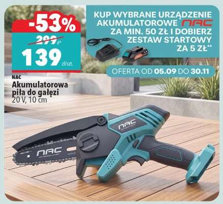 Akumulatorowa piła do gałęzi