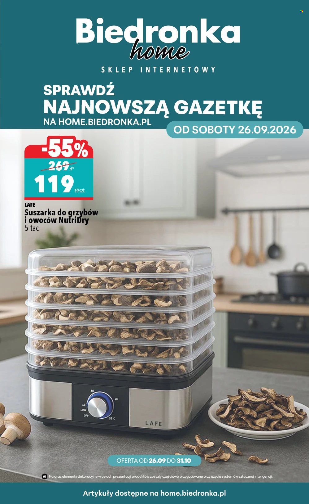 Gazetka Biedronka - 26.09.2026 - 31.10.2026. Strona 1