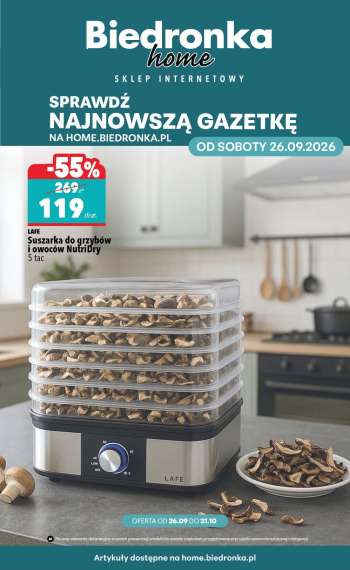 Gazetka Biedronka - 26.09.2026 - 31.10.2026.