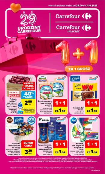 Gazetka Carrefour - 28.09.2026 - 3.10.2026.