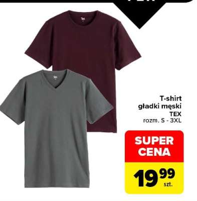 T-shirt gładki męski