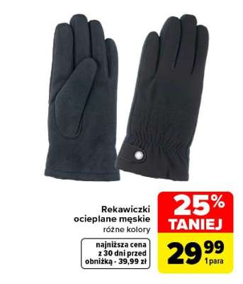 Rękawiczki ocieplane męskie