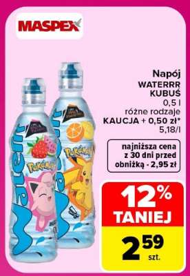 Napój WATERRR KUBUŚ