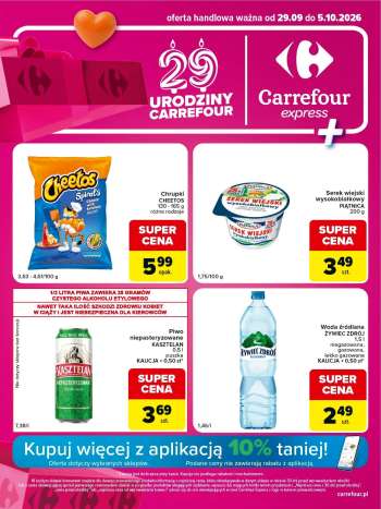 Gazetka Carrefour Express - 29.09.2026 - 5.10.2026.