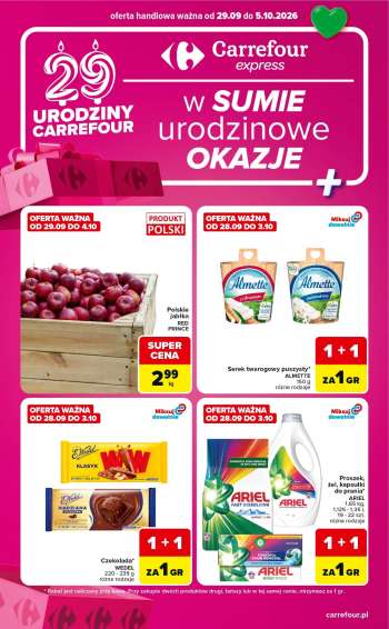 Gazetka Carrefour Express - 29.09.2026 - 5.10.2026.