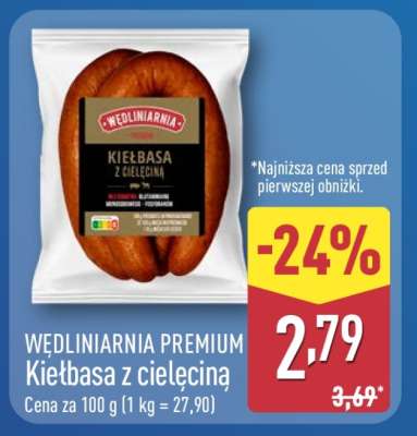 WEDLINIARNIA PREMIUM Kiełbasa z cielęciną