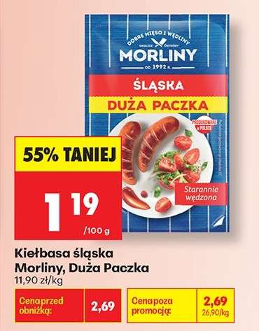Kiełbasa śląska Morliny Duża Paczka